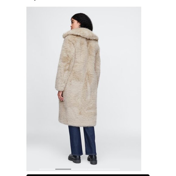 Recycled Faux Fur Coat - Picture 2 of 2